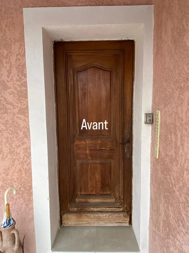 Avant : Rénovation fenêtres bois