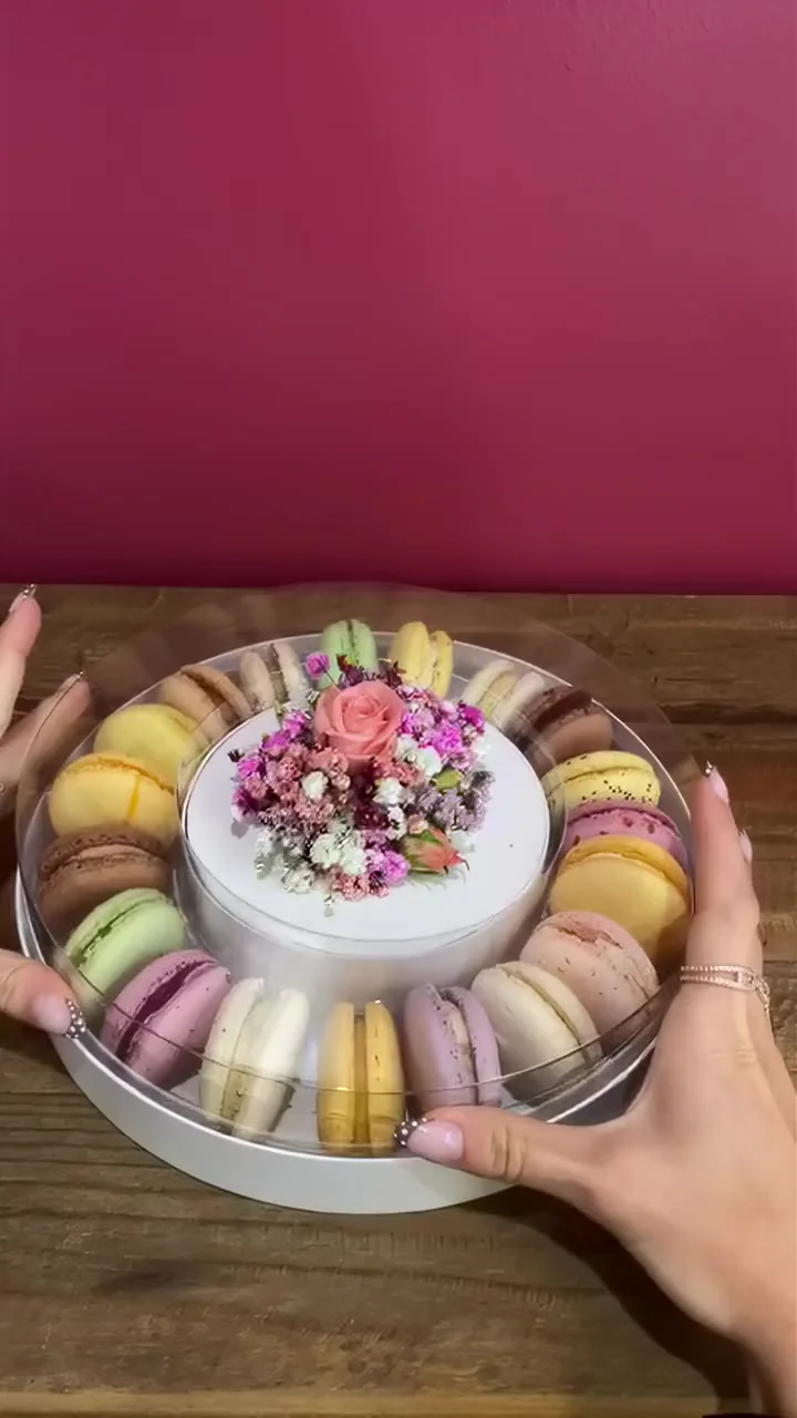 Composition de macarons artisanaux, Les Macarons de Caroline