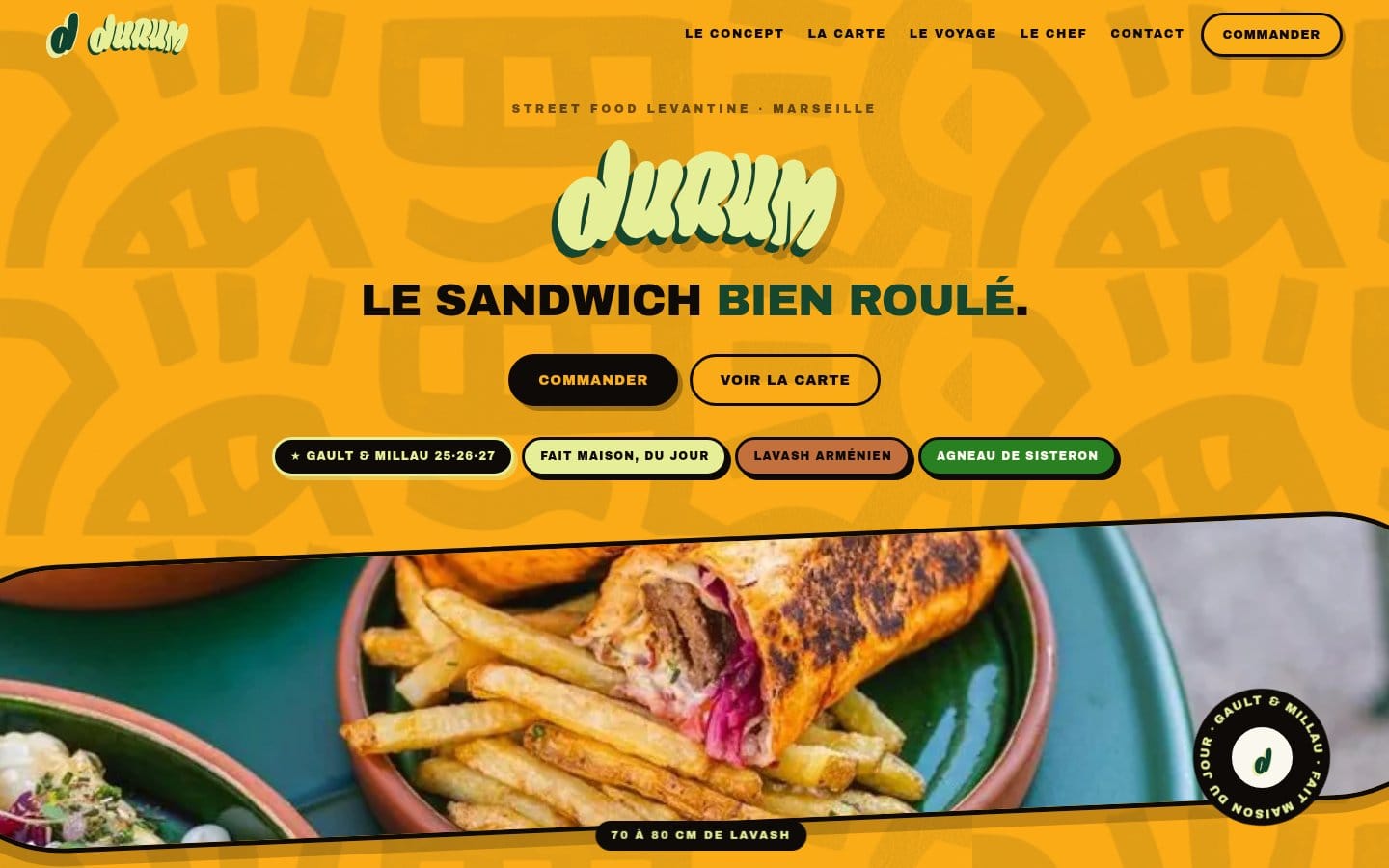 Site de Durum, réalisation Digiflow