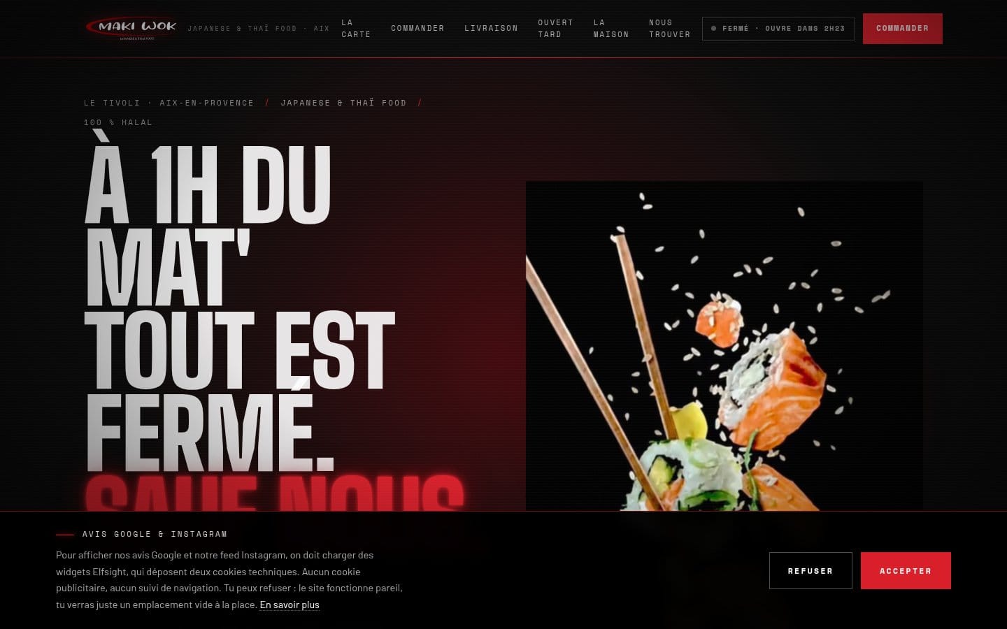 Site de Makiwok, réalisation Digiflow