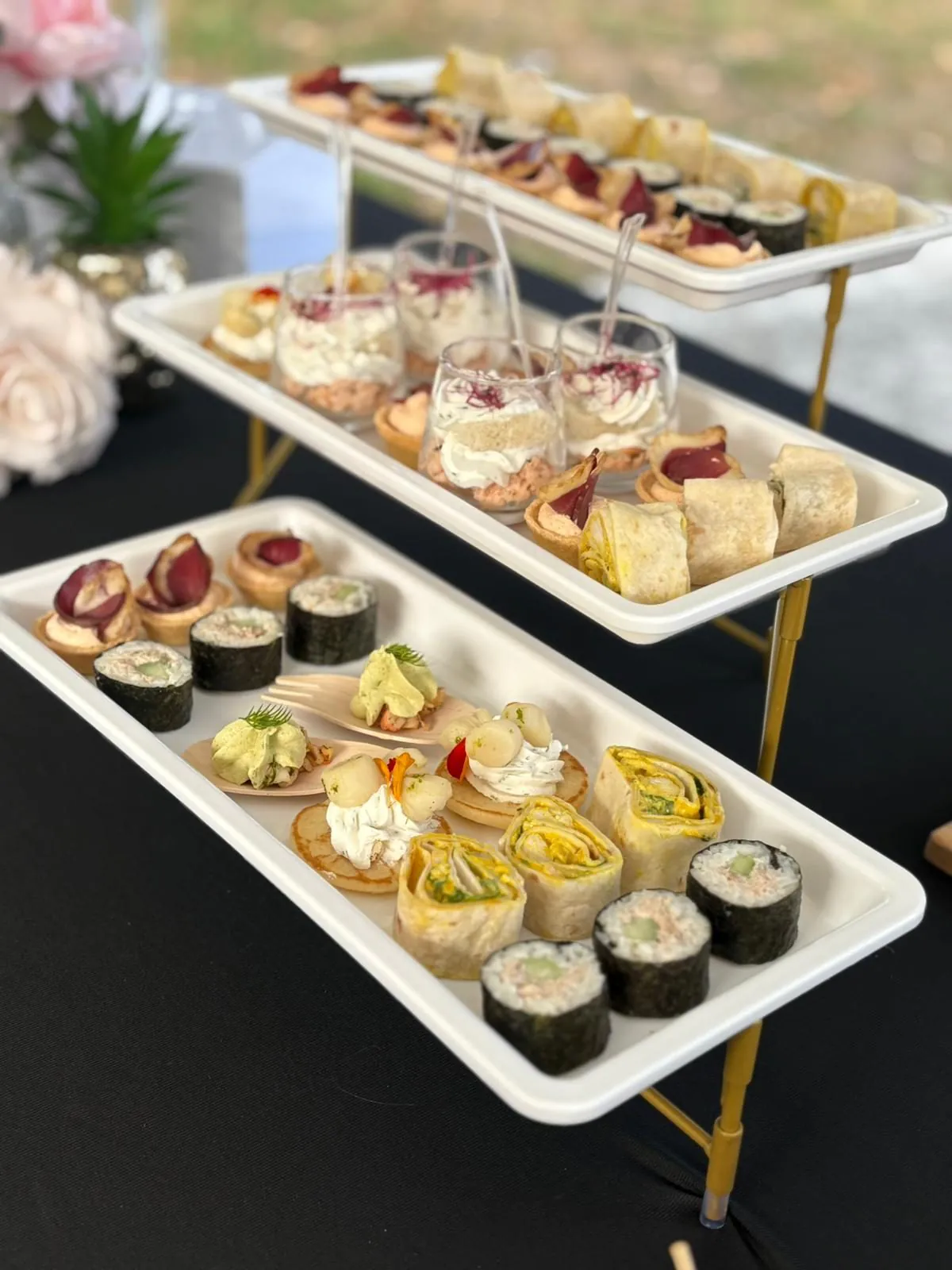 Buffet cocktail en étages