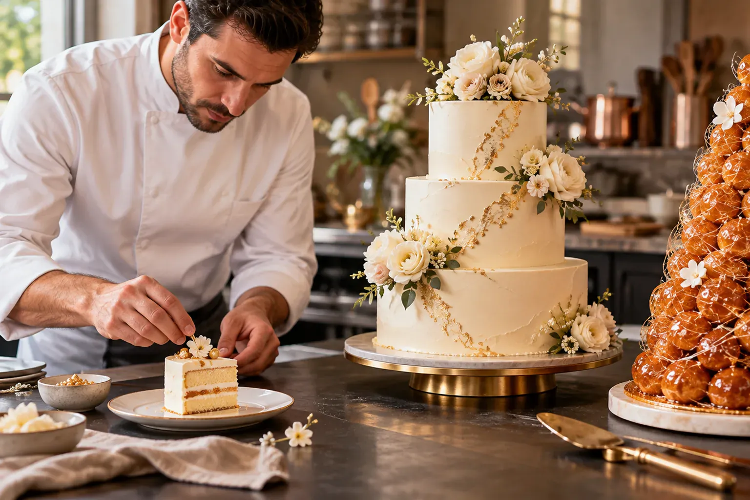 Wedding cake ou pièce montée : comment choisir le dessert de votre mariage ?