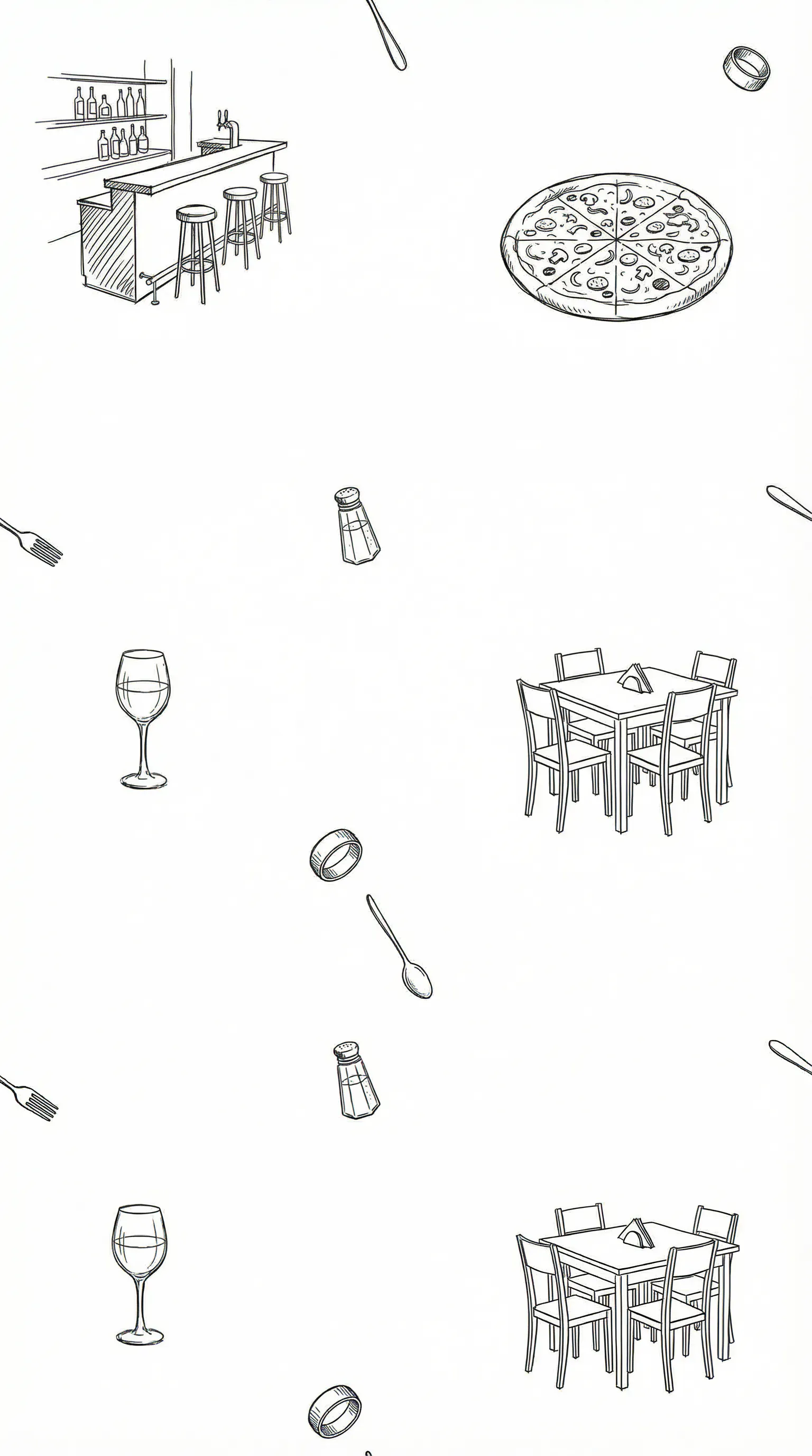 Décor illustré mobile, privatisation Brasserie Blum Marseille Canebière