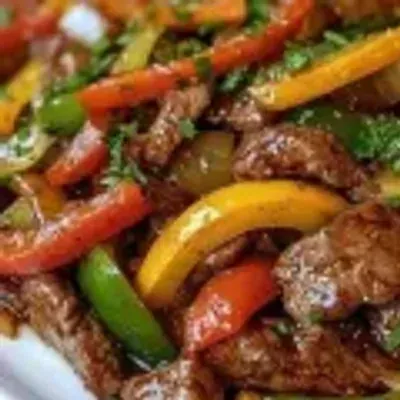 Bœuf aux poivrons