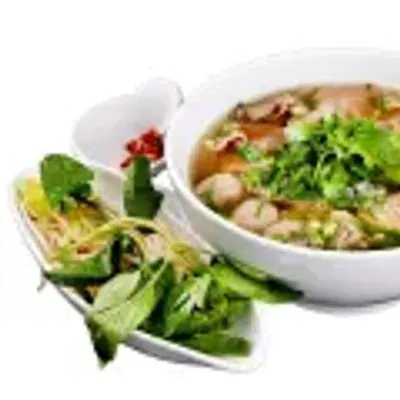 Pho au bœuf cuit