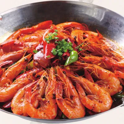 Dry pot shrimp
