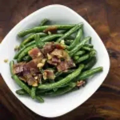 Haricot vert sauté au porc