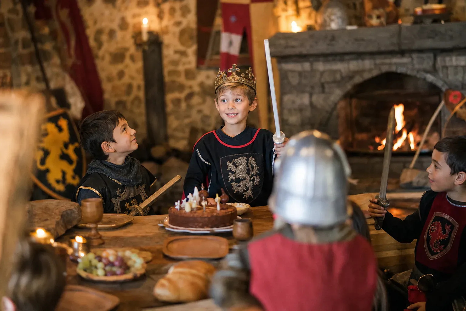 Anniversaire d'enfant sur le thème médiéval : idées, animations et lieu près de Grasse