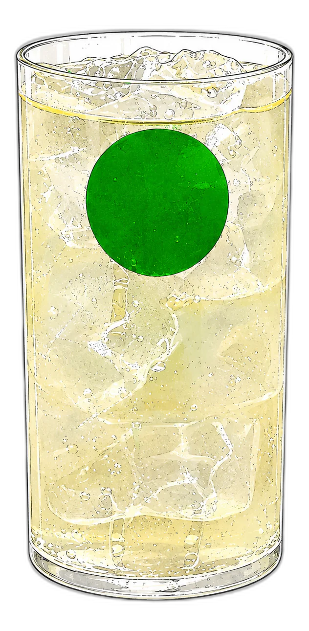 Illustration du cocktail Crystal Menthe